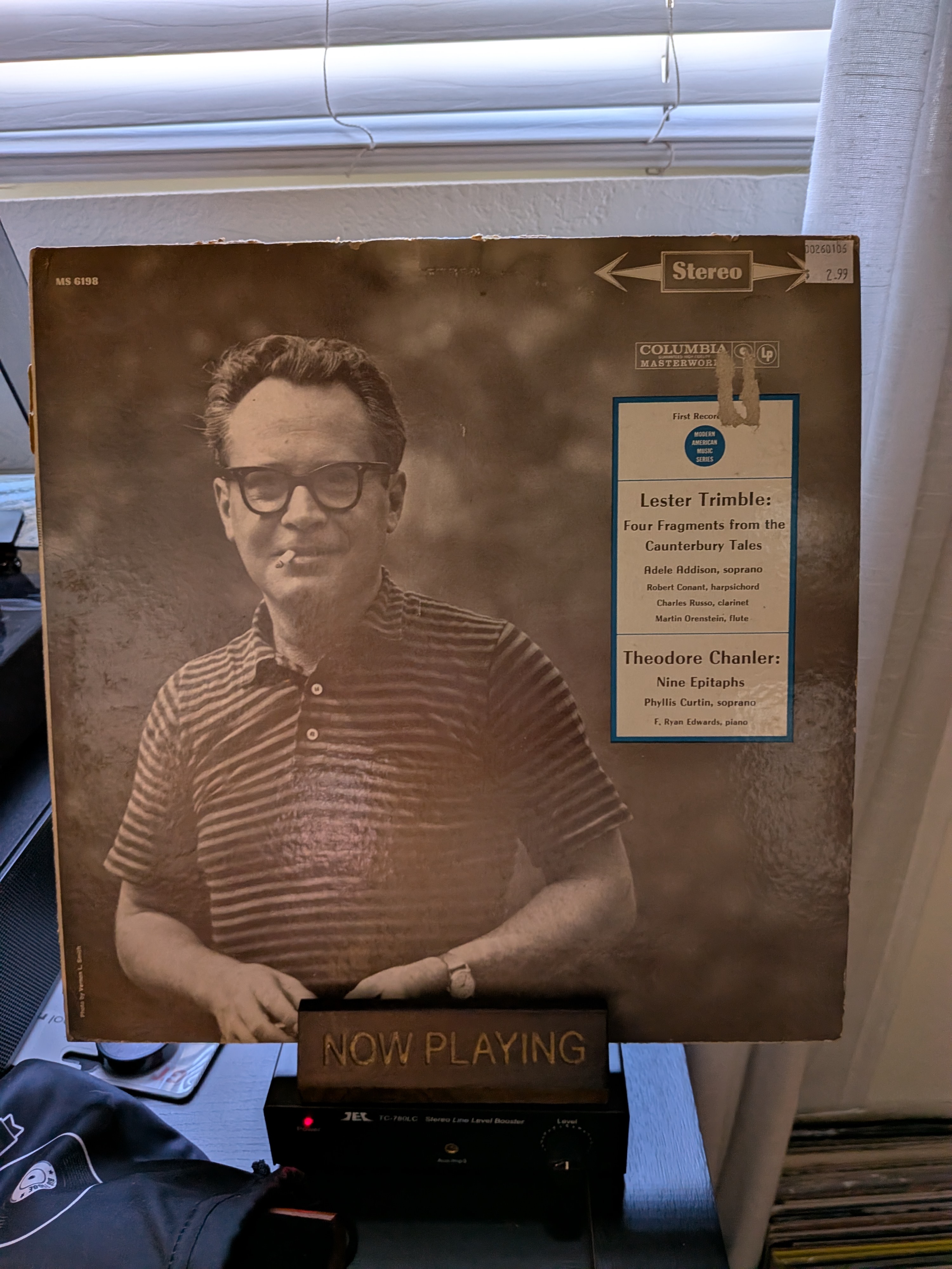 Now Playing: Lester Trimble / Theodore Chanler - Four Fragments from the Caunterbury Tales / Nine Epitaphs